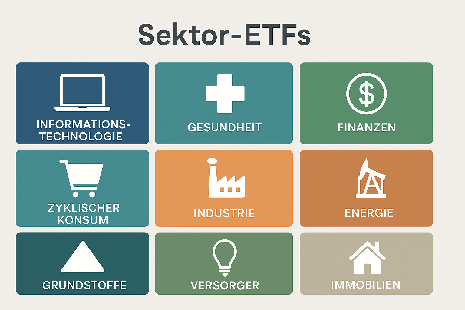 Sektor-ETFs: Investieren in spezifische Branchen für gezieltes Wachstum - Titelbild