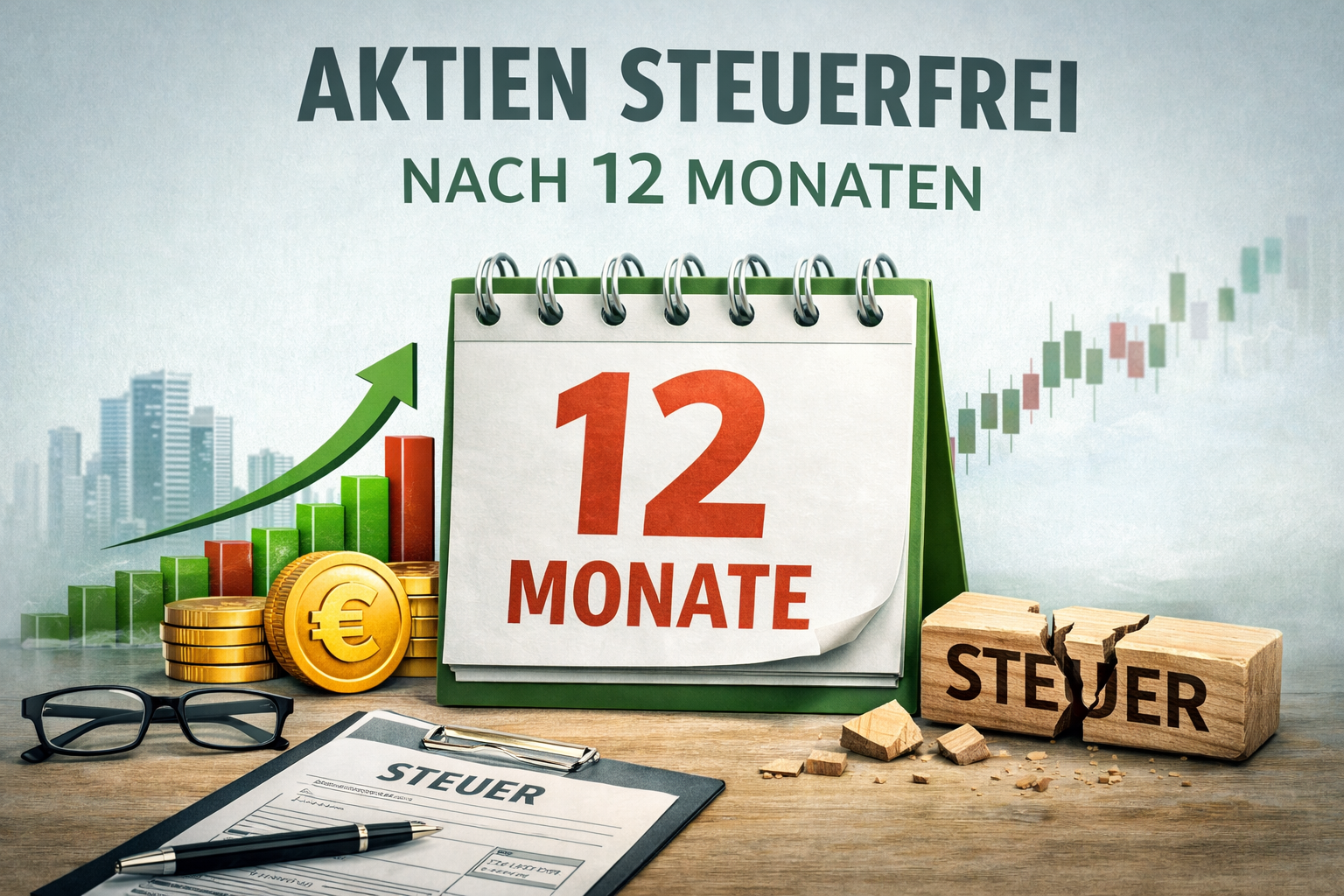 Aktien steuerfrei nach 12 Monaten? Der Mythos im Check