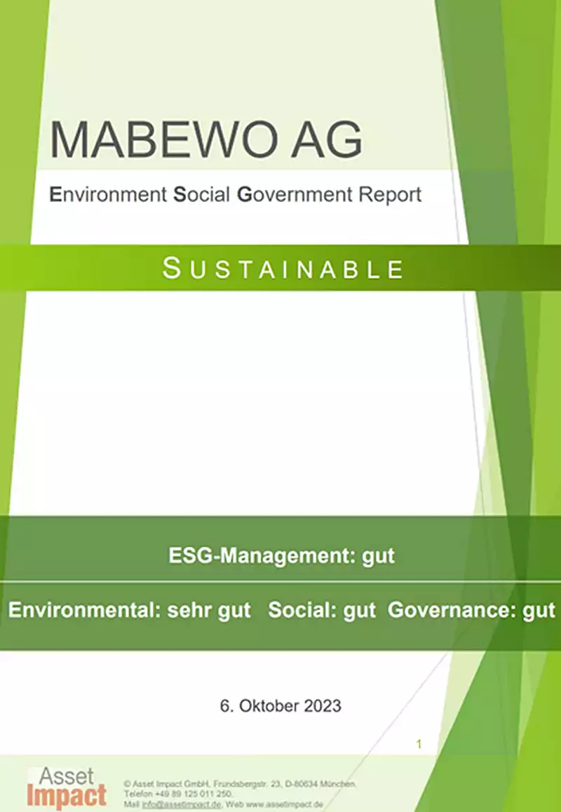 MABEWO Holding SE - ESG-Zertifizierung