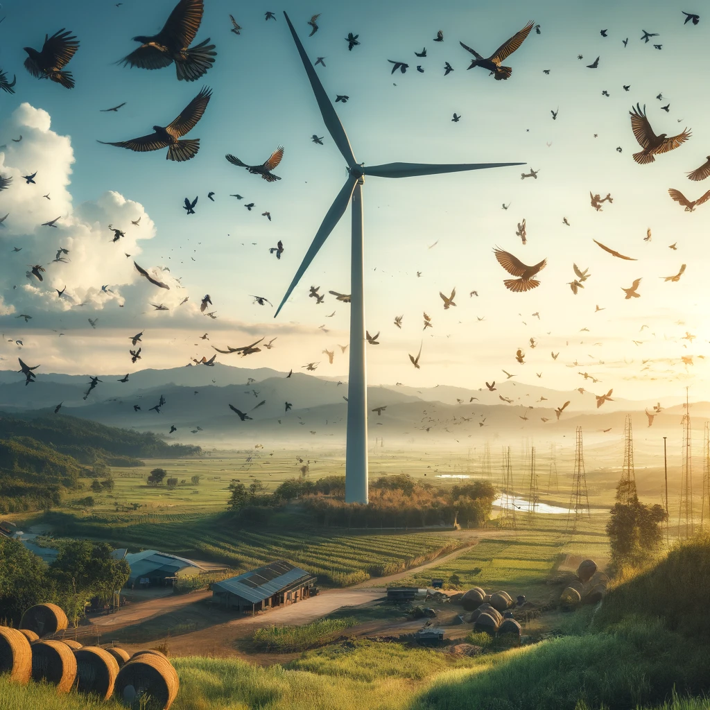 Laut Tierschutzbund Nabu sterben jährlich rund 100.000 Vögel durch Windräder